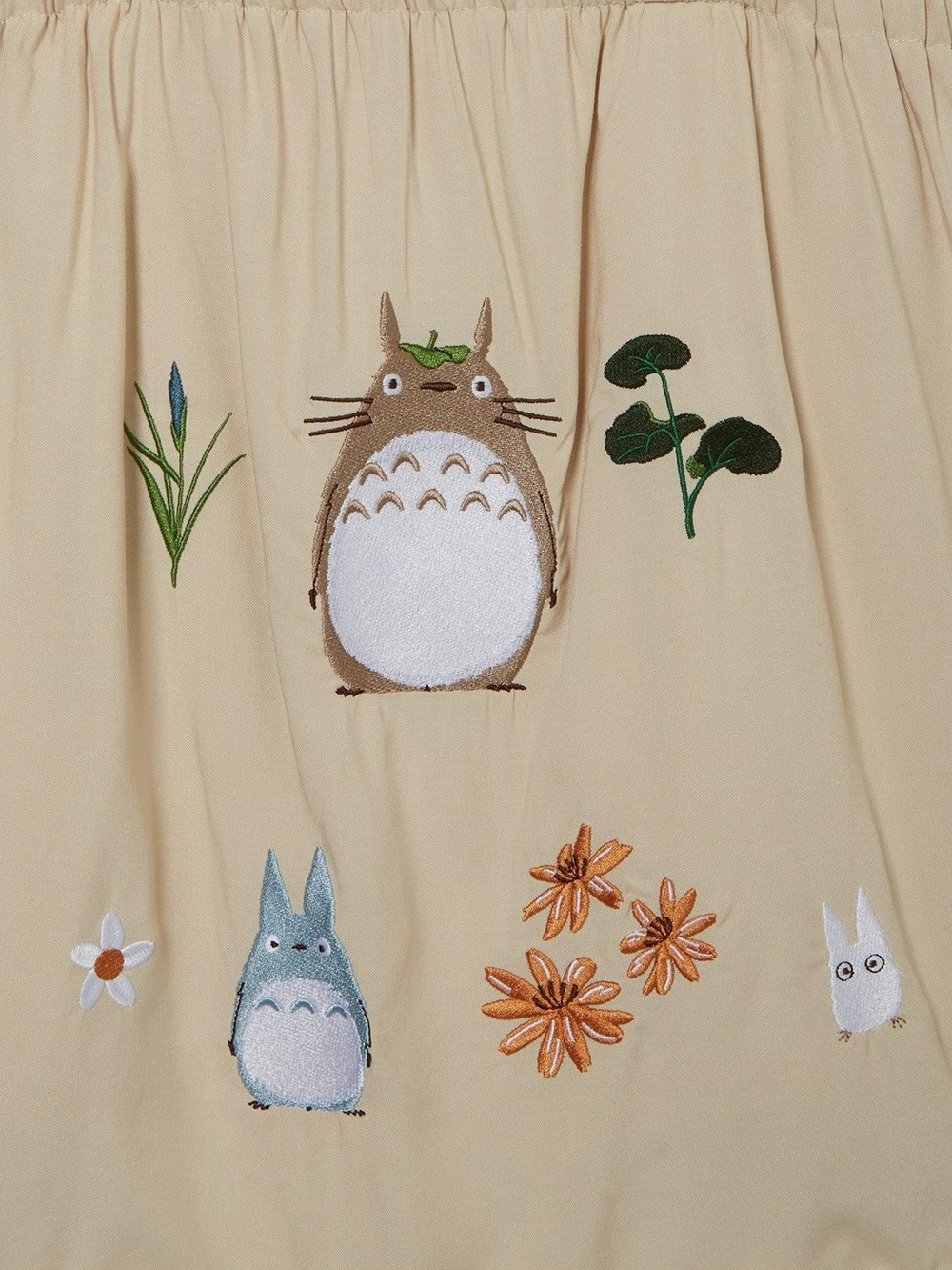 Studio Ghibli My Neighbor Totoro Embroidered Top Womens XL Sleeveless - Picture 6 of 12